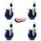 Service Caster 5'' Solid Poly Swivel 1-1/2'' Expanding Stem Caster Set Total Lock Brake, 4PK SCC-EXTTL20S514-SPUS-112-4 - alternate 3